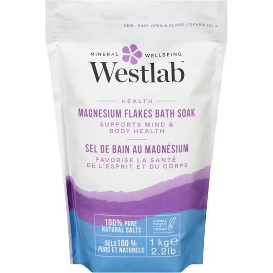 Westlab Sel de bain aux magnésiums 1030 g, 0,87 $/100g