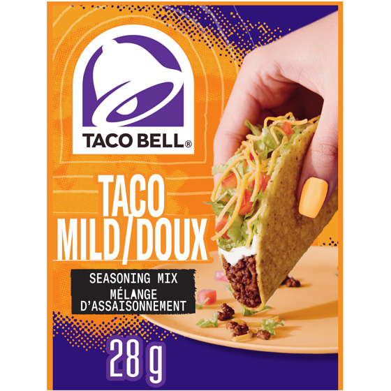 Taco Bell Mild Taco Seasoning Mix 28 g, $7.82/100g