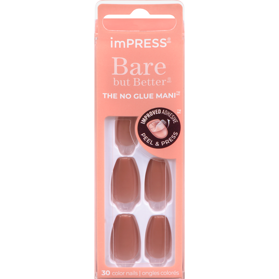 Kiss Bare But Better Color Nails Flare Medium 1 ea, $13.99/1ea