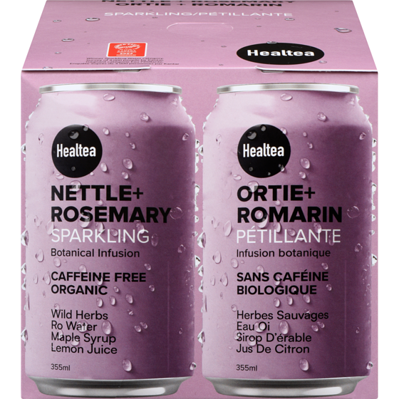 Healtea Sparkling Herbal Tea Nettle + Rosemary 4x355.0 ml, $0.91/100ml