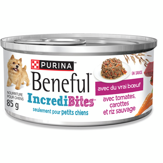 Beneful Beneful incredibites en sauce avec du vrai bœuf, nourriture humide pour chiens 85 g, 2,11 $/100g