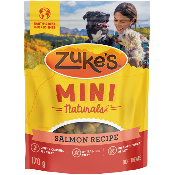 ZUKES Zuke's Mini Naturals Tender Bites Salmon Recipe, Dog Treats 170 g, $5.58/100g