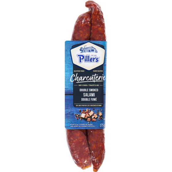 Pillers Charcuterie Double Smoked Salami Dry Cured 175 g, $4.57/100g