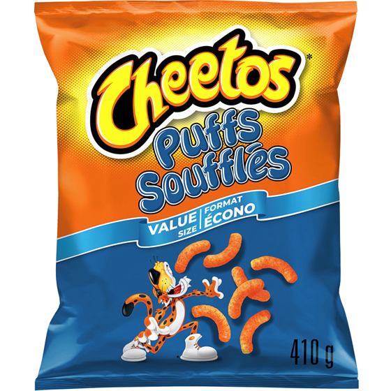 Frito-Lay Grignotines à saveur de fromage Soufflés 410 g, 1,33 $/100g