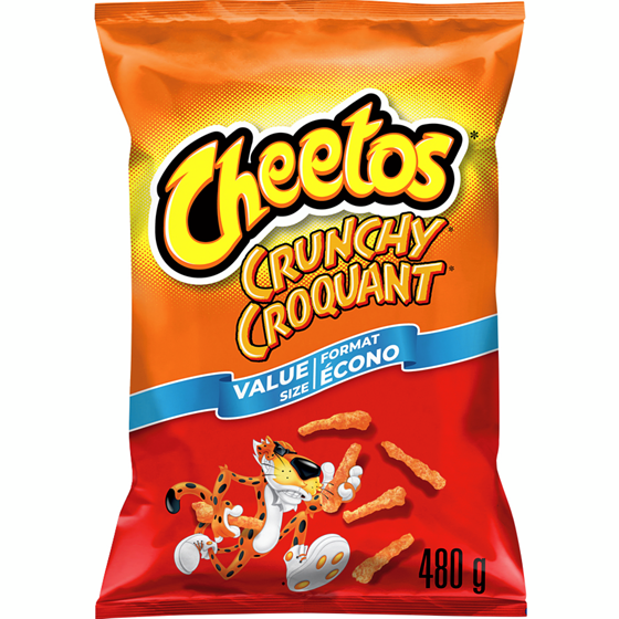 Cheetos Crunchy Cheese Flavoured Snacks 480 g, $1.46/100g