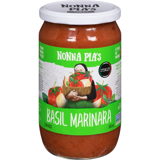Nonna Pia's Gourmet Sauces Sauce Basil Marinara 660 ml, $1.06/100ml