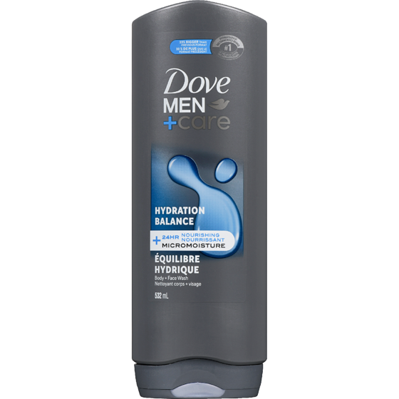 Dove Gel douche hydratant pour le corps et le visage 532 ml, 1,41 $/100ml