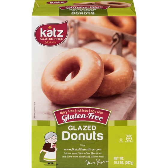 Katz Gluten Free Glazed Donuts 300 g, $4.66/100g