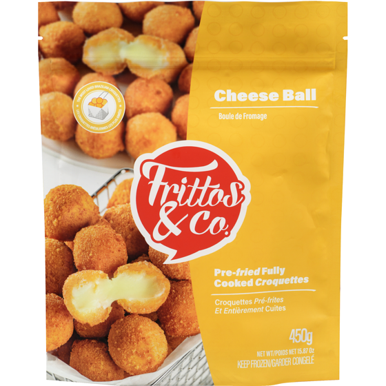 FRITTOS & CO Pre-Fried Fully Cooked Croquettes Cheese Ball 1 ea, $10.00/1ea