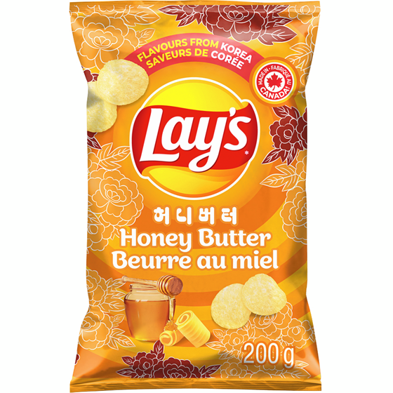Lay's Honey Butter flavoured potato chips 200 g, $2.50/100g