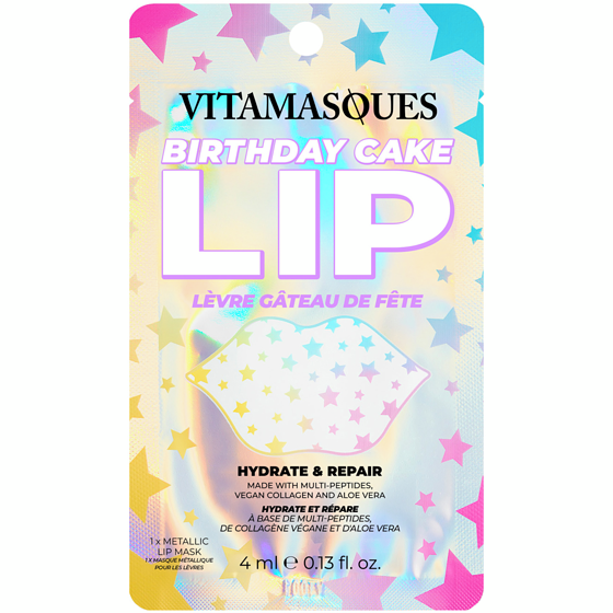 Vitamasques Lip Mask, Birthday Cake 1 ea, $5.50/1ea