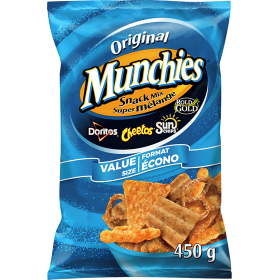 Munchies Original Snack Mix, Value Size 450 g, $1.55/100g
