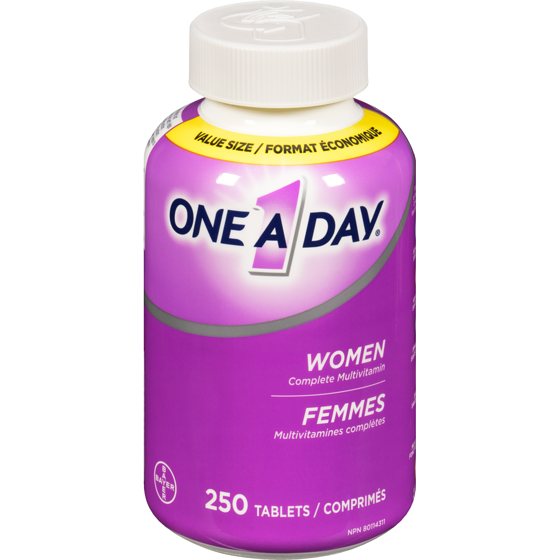 One A Day Complete Multivitamin Women Value Size 250 ea, $0.13/1ea