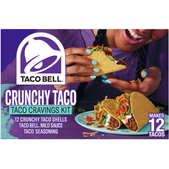 Taco Bell Crunchy Taco Cravings Kit 260 g, $2.30/100g
