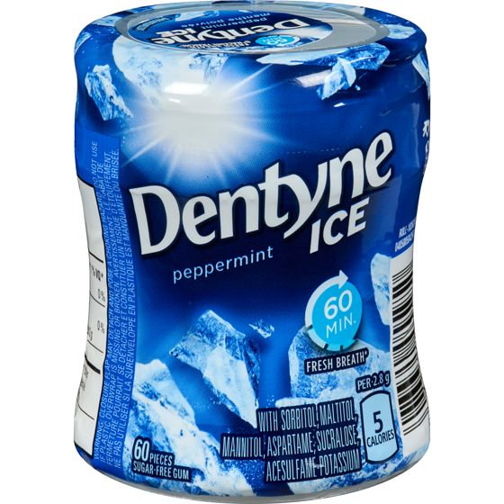 Dentyne Ice Sugar-Free Gum Peppermint 60 ea, $0.09/1ea