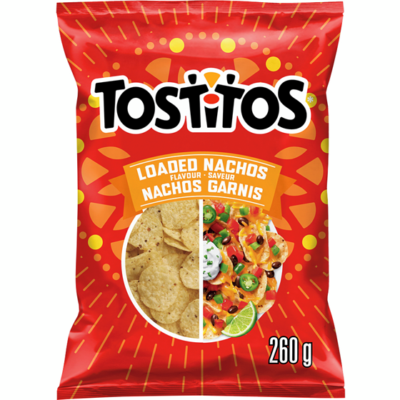 Tostitos Chips tortilla Saveur Nachos garnis 260 g, 1,52 $/100g