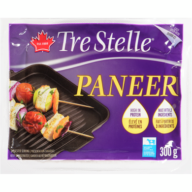 Tre Stelle Paneer 300 g, 1,83 $/100g