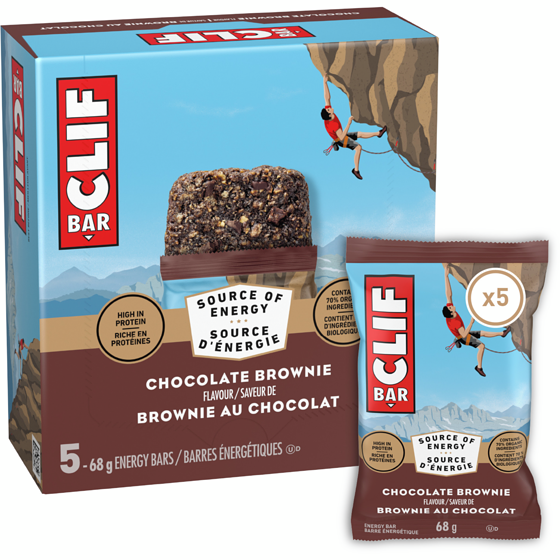 CLIF Energy Bars Chocolate Brownie, Granola Bar 5x68.0 g, $2.65/100g