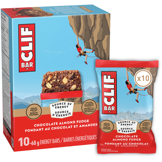 CLIF Energy BarsChocolate Almond Fudge, Granola Bar 10x68.0 g, $1.91/100g