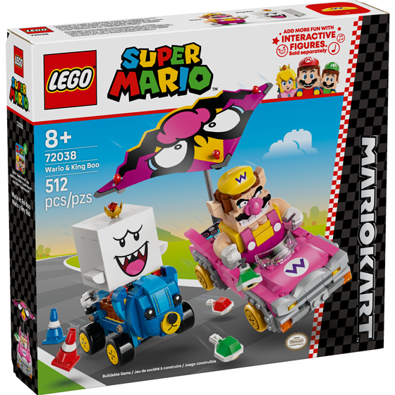 LEGO Super Mario: Mario Kart – Wario & King Boo 72038 1 ea, $65.00/1ea