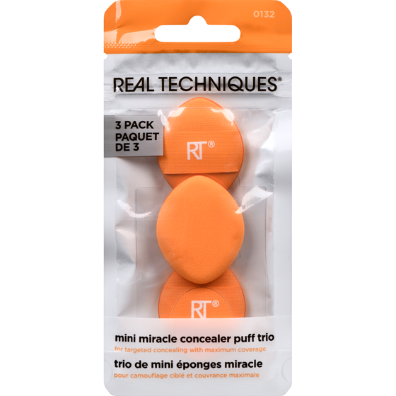 Real Techniques Mini Miracle Concealer Puff Trio 1 ea, $13.00/1ea