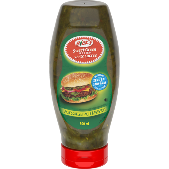 Bicks Sweet Green Relish 500 ml, $1.00/100ml