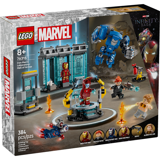 LEGO Super Heroes Marvel Iron Man's Laboratory: Hall of Armor 76315 1 ea, $70.00/1ea