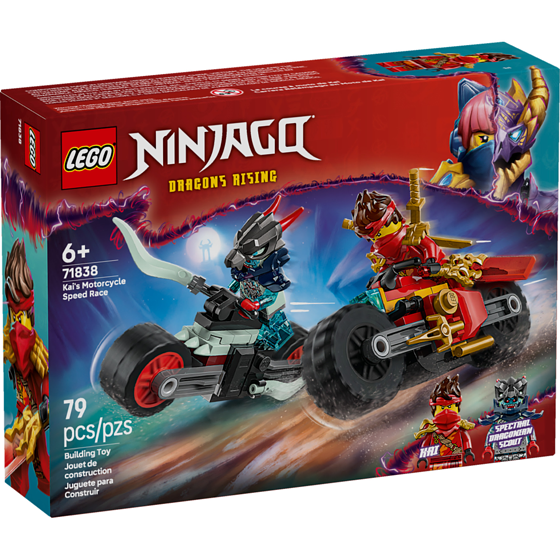 LEGO NINJAGO Kai's Motorcycle Speed Race Kids Toy 71838 1 ea, $13.00/1ea