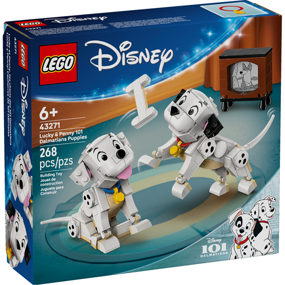 LEGO Disney Lucky & Penny 101 Dalmatians Puppies 43271 1 ea, $30.00/1ea