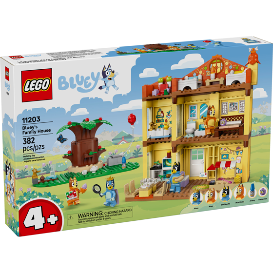LEGO Bluey: Bluey’s Family House Playset 11203 1 ea, $90.00/1ea