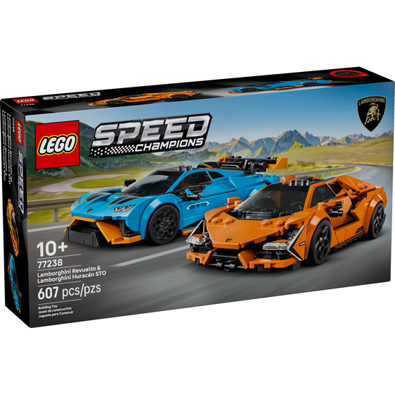LEGO Speed Champions Lamborghini Revuelto & Huracán STO 77238 1 ea, $65.00/1ea