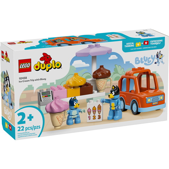 LEGO DUPLO Bluey Ice Cream Trip with Bluey 10458 1 ea, $40.00/1ea