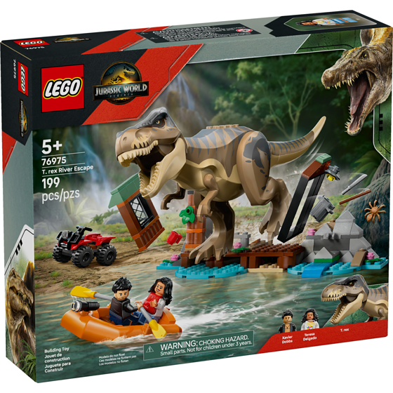 LEGO Jurassic World T. rex River Escape 76975 1 ea, $65.00/1ea