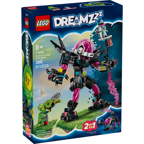 LEGO DREAMZzz Mateo vs. Cyber Brain Mech Robot 71495 1 ea, $40.00/1ea