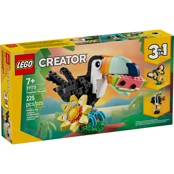 LEGO Creator 3 in 1 Wild Animals: Tropical Toucan 31173 1 ea, $18.00/1ea