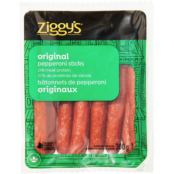 Ziggy's Pepperoni Sticks, Original 300 g, $2.33/100g
