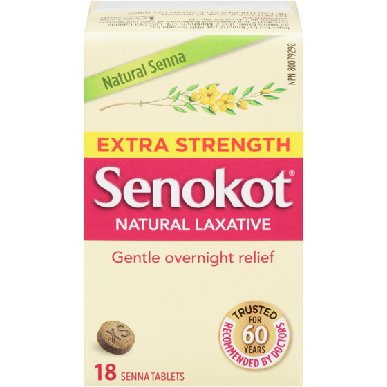 Senokot Natural Laxative Extra Strength 18 ea, $0.50/1ea