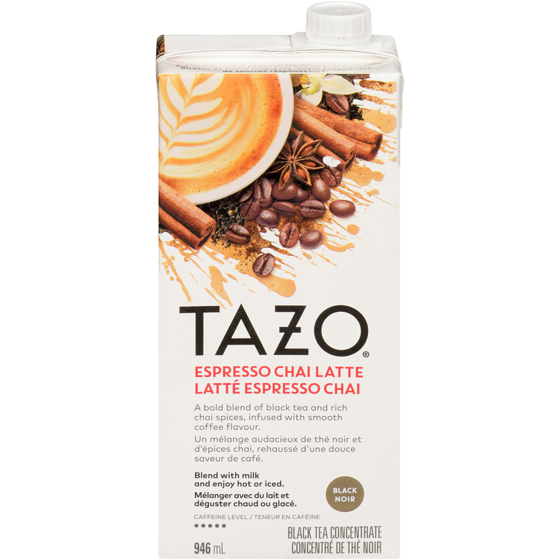 Tazo Black Tea Concentrate Espresso Chai Latte 946 ml, $0.84/100ml