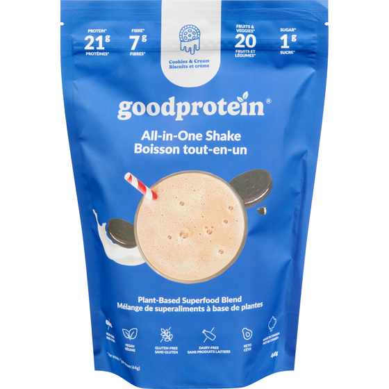 GOOD PROTEIN All-In-One Shake Cookies & Cream 440 g, $7.95/100g