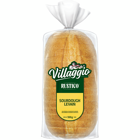 Villaggio Rustico Sourdough Bread 550 g, $0.78/100g