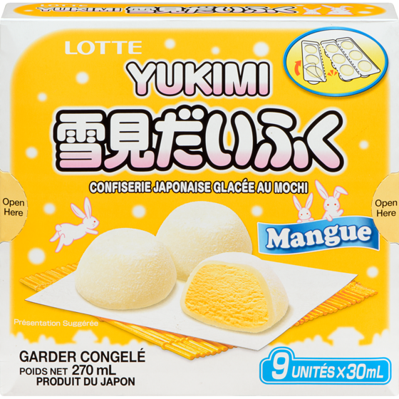 Lotte Confiserie japonaise glacée au mochi mangue 270 ml, 1,85 $/100ml