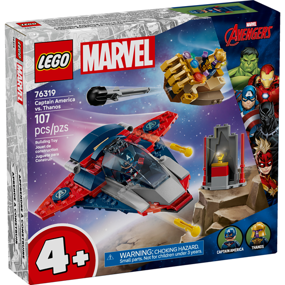 LEGO Marvel Captain America vs. Thanos Kids Toy 76319 1 ea, $45.00/1ea