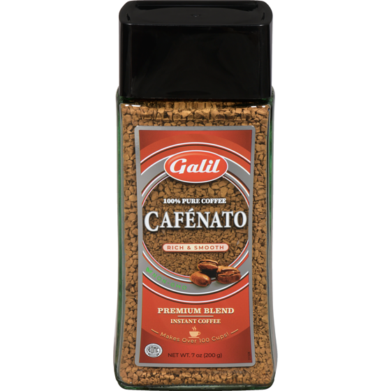Galil Instant Coffee Cafénato Premium Blend 200 g, $7.50/100g