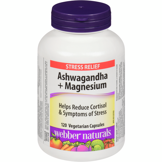 Webber Naturals Ashwagandha + Magnesium 120 ea, $0.21/1ea