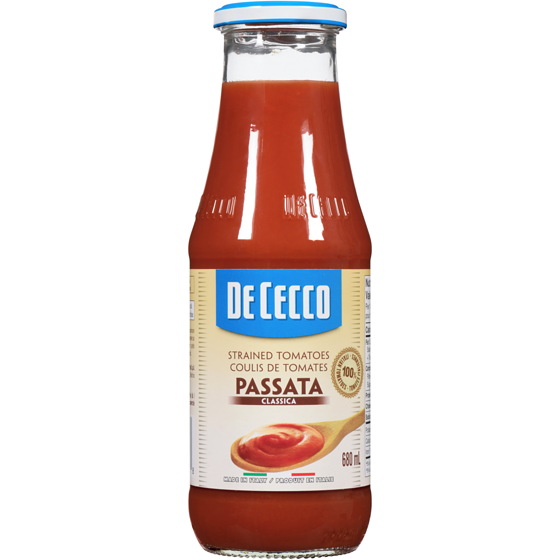 De Cecco Strained Tomatoes Classica 680 ml, $0.56/100ml