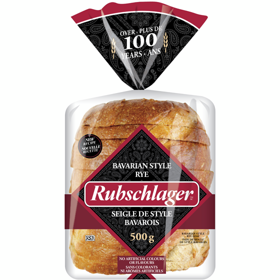 Rubschlager Bavarian Style Rye 500 g, $0.96/100g