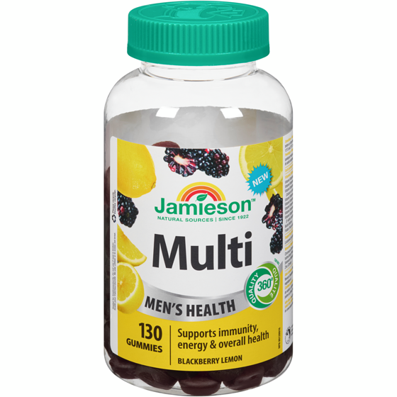 Jamieson Men's Multivitamin Gummy 130 ea, $0.15/1ea