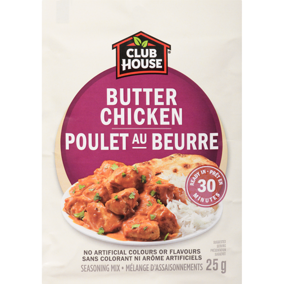 Club House Melange d’assai poulet au beurre 25 g, 4,00 $/100g