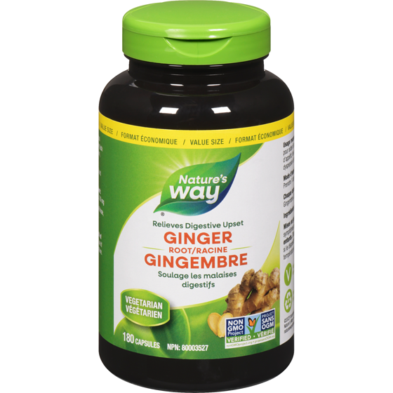 Nature's Way Ginger Root Value Size 180 ea, $0.17/1ea
