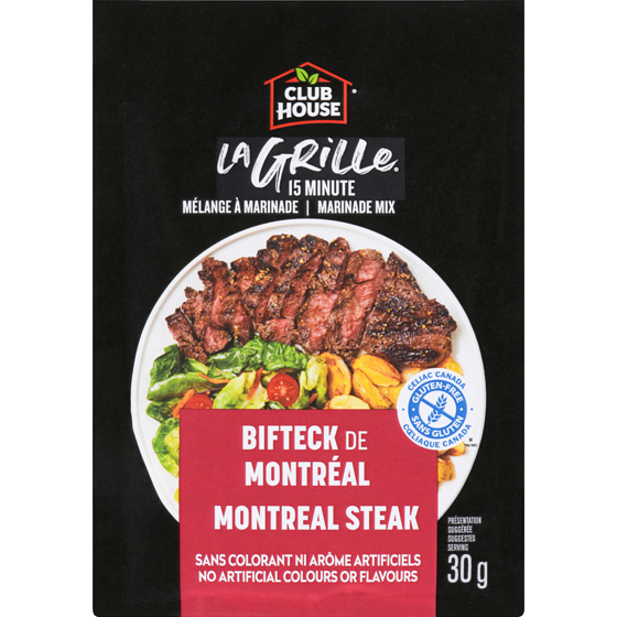 Club House Montreal Steak Spice Marinade Mix 30 g, $7.97/100g